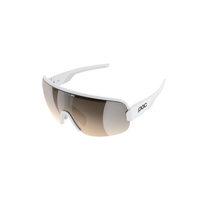 POC Aim - Hydrogen White/Clarity Trail /Partly Sunny Silver - One Size