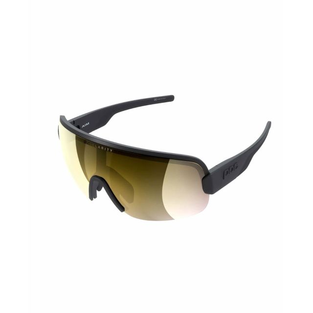 POC Aim - Uranium Black/Clarity Road/Partly Sunny Gold - One Size