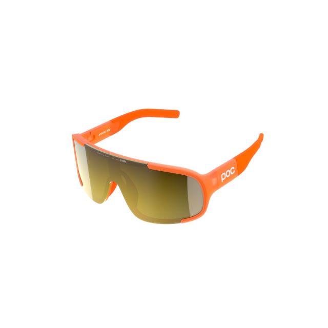 POC Aspire Mid - Fluo. Orange Translucent/Clarity Road/Partly Sunny Gold - One Size