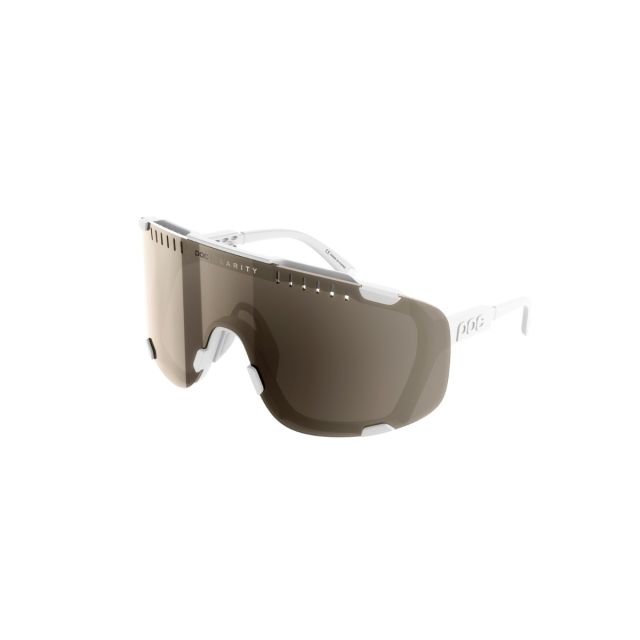 POC Devour WF - Hydrogen White/Clarity Trail /Partly Sunny Silver - One Size