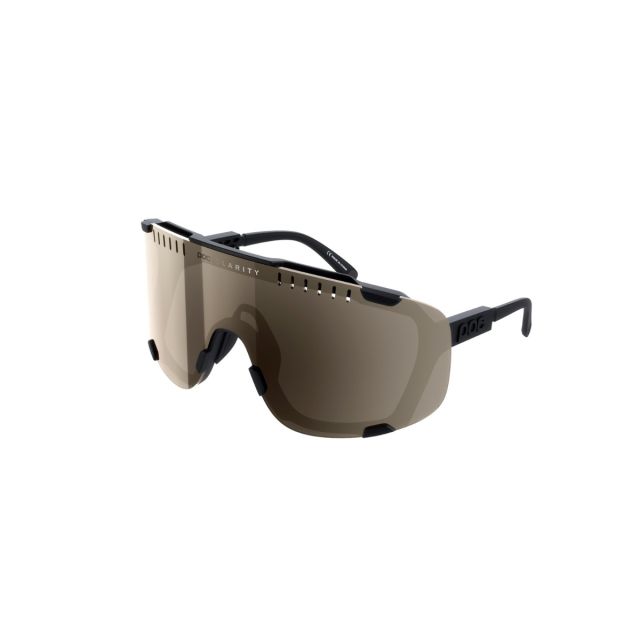 POC Devour WF - Uranium Black/Clarity Trail/Partly Sunny Silver - One Size