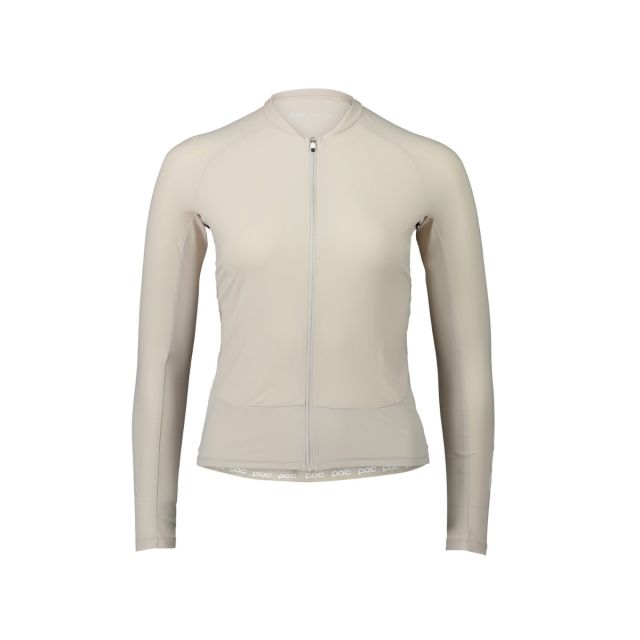 POC Essential Road W's LS Jersey - Light Sandstone Beige