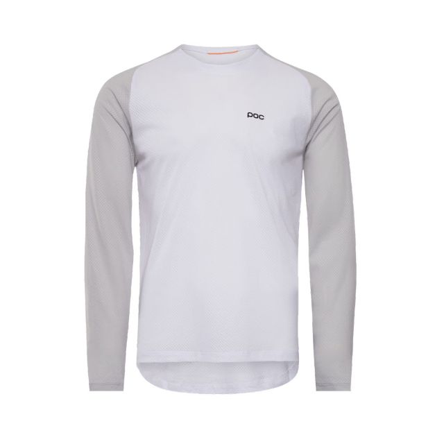POC M's Motion Air L/S Jersey - Hydrogen White