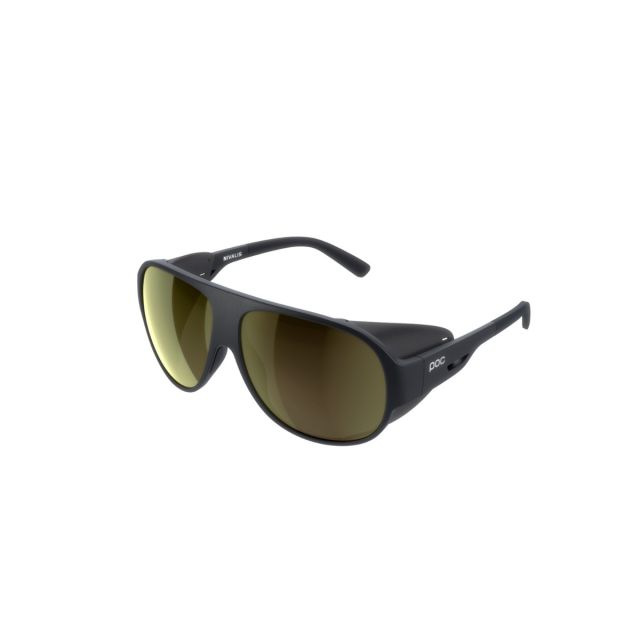 POC Nivalis - Uranium Black/Clarity Universal/Glacial Gold - One Size