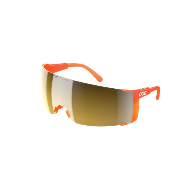 POC Propel - Fluorescent Orange Translucent/Clarity Road/Sunny Gold - One Size