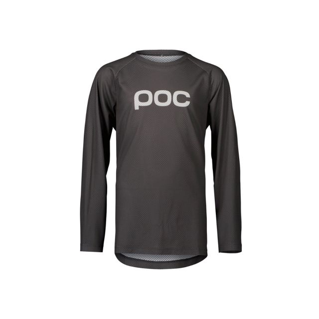 POC Y's Essential MTB LS Jersey - Sylvanite Grey