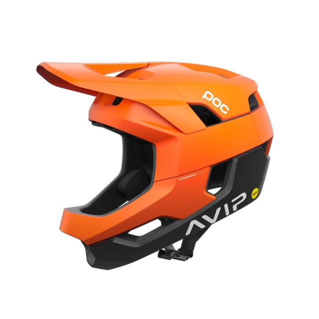 POC Otocon Race MIPS - Fluorescent Orange AVIP/Uranium Black Matt