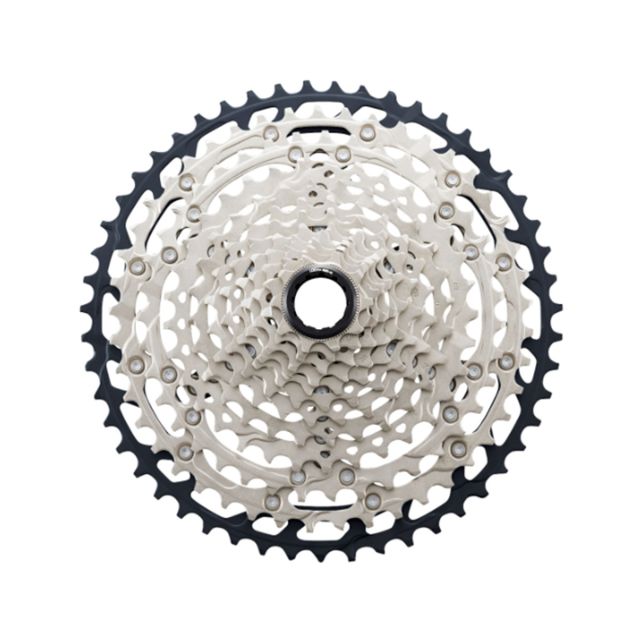 SHIMANO Pacco pignoni a cassetta SLX M7100 12V - 10-51 denti, argento nero, MicroSpline