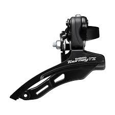 SHIMANO SHIMANO TOURNEY Deragliatore Triplo TOP SWING Tipo fascetta M (31,8 mm) / L (34,9 mm)