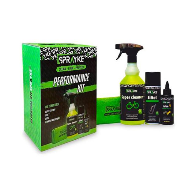SPRAYKE KIT MANUTENZIONE SUPER CLEANER + SILTEL + LUBE1