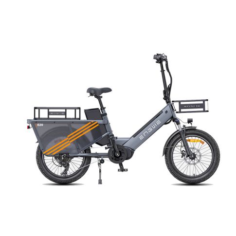Engwe LE20 Cargo ebike double battery Grigia